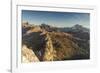 Autumn view from the top of mount Sass di Stria, 2477m, Cortina d'Ampezzo,Belluno district,Veneto,I-ClickAlps-Framed Photographic Print