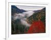 Autumn View of Fog from Morton Overlook, Great Smoky Mountains National Park, Tennessee, USA-Adam Jones-Framed Photographic Print