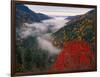 Autumn View of Fog from Morton Overlook, Great Smoky Mountains National Park, Tennessee, USA-Adam Jones-Framed Photographic Print