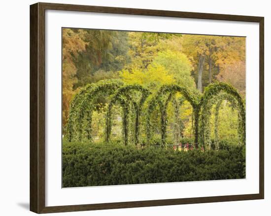 Autumn View of Longwood Gardens, Pennsylvania, Usa-Adam Jones-Framed Photographic Print