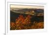 Autumn view of Looking Glass Rock from Blue Ridge Parkway, near Brevard, North Carolina-Adam Jones-Framed Photographic Print