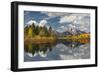 Autumn view of Mount Moran and Snake River, Grand Teton National Park, Wyoming-Adam Jones-Framed Photographic Print