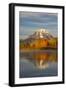 Autumn view of Mount Moran and Snake River, Grand Teton National Park, Wyoming-Adam Jones-Framed Photographic Print