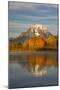 Autumn view of Mount Moran and Snake River, Grand Teton National Park, Wyoming-Adam Jones-Mounted Photographic Print