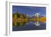 Autumn view of Mount Moran and Snake River, Grand Teton National Park, Wyoming-Adam Jones-Framed Photographic Print