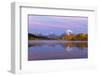 Autumn view of Mount Moran and Snake River, Grand Teton National Park, Wyoming-Adam Jones-Framed Photographic Print