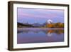 Autumn view of Mount Moran and Snake River, Grand Teton National Park, Wyoming-Adam Jones-Framed Photographic Print