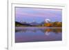 Autumn view of Mount Moran and Snake River, Grand Teton National Park, Wyoming-Adam Jones-Framed Photographic Print