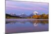 Autumn view of Mount Moran and Snake River, Grand Teton National Park, Wyoming-Adam Jones-Mounted Photographic Print