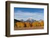 Autumn view of Mount Moran and Snake River, Grand Teton National Park.-Adam Jones-Framed Photographic Print