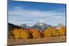 Autumn view of Mount Moran and Snake River, Grand Teton National Park.-Adam Jones-Mounted Photographic Print