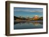 Autumn view of Mount Moran and Snake River, Grand Teton National Park.-Adam Jones-Framed Photographic Print