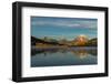 Autumn view of Mount Moran and Snake River, Grand Teton National Park.-Adam Jones-Framed Photographic Print