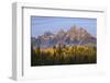 Autumn view of Teton Range at sunrise, Grand Teton National Park, Wyoming-Adam Jones-Framed Photographic Print