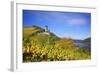 Autumn View of the Castle Ruin FŸrstenberg over the Village Rheindiebach-Uwe Steffens-Framed Photographic Print