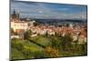 Autumn viewpoint over Prague, Czech Republic-Chuck Haney-Mounted Photographic Print