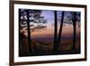 Autumn vista in Brown County State Park, Indiana, USA-Anna Miller-Framed Photographic Print