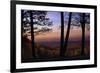 Autumn vista in Brown County State Park, Indiana, USA-Anna Miller-Framed Photographic Print