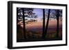 Autumn vista in Brown County State Park, Indiana, USA-Anna Miller-Framed Photographic Print