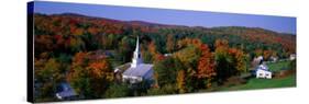 Autumn, Waits River, Vermont, USA-null-Stretched Canvas