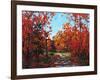 Autumn Walk in the Hudson Valley-Patty Baker-Framed Art Print