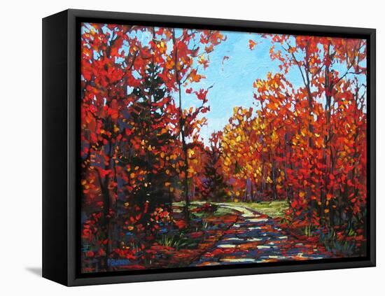 Autumn Walk in the Hudson Valley-Patty Baker-Framed Stretched Canvas