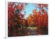 Autumn Walk in the Hudson Valley-Patty Baker-Framed Art Print