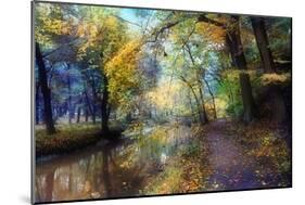 Autumn Walk-John Rivera-Mounted Photographic Print