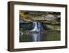 Autumn waterfall in McCormics Creek State Park, Indiana, USA-Anna Miller-Framed Photographic Print