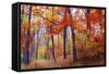 Autumn Woodland-Jessica Jenney-Framed Stretched Canvas