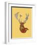 Autumn Woodland-Drawpaint Illustration-Framed Giclee Print