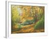 Autumn Woodlands, Kent, 2011-Peter Breeden-Framed Giclee Print