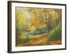 Autumn Woodlands, Kent, 2011-Peter Breeden-Framed Giclee Print