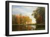 Autumn Woods, 1886 (Oil on Linen)-Albert Bierstadt-Framed Giclee Print