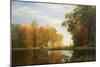 Autumn Woods, 1886 (Oil on Linen)-Albert Bierstadt-Mounted Giclee Print