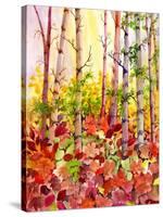 Autumn Woods-Neela Pushparaj-Stretched Canvas