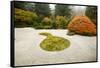 Autumn, Zen garden, Japanese garden, Portland, Oregon, USA-Panoramic Images-Framed Stretched Canvas