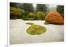 Autumn, Zen garden, Japanese garden, Portland, Oregon, USA-Panoramic Images-Framed Photographic Print