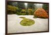 Autumn, Zen garden, Japanese garden, Portland, Oregon, USA-Panoramic Images-Framed Photographic Print