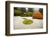 Autumn, Zen garden, Japanese garden, Portland, Oregon, USA-Panoramic Images-Framed Photographic Print