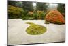 Autumn, Zen garden, Japanese garden, Portland, Oregon, USA-Panoramic Images-Mounted Photographic Print