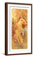 Autumn-Alphonse Mucha-Framed Premium Giclee Print