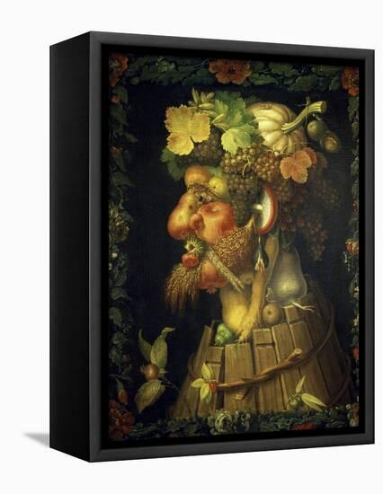 Autumn-Giuseppe Arcimboldo-Framed Stretched Canvas