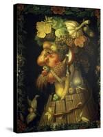 Autumn-Giuseppe Arcimboldo-Stretched Canvas