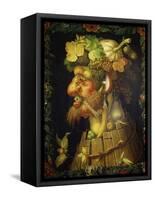 Autumn-Giuseppe Arcimboldo-Framed Stretched Canvas