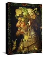 Autumn-Giuseppe Arcimboldo-Stretched Canvas