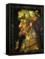 Autumn-Giuseppe Arcimboldo-Framed Stretched Canvas