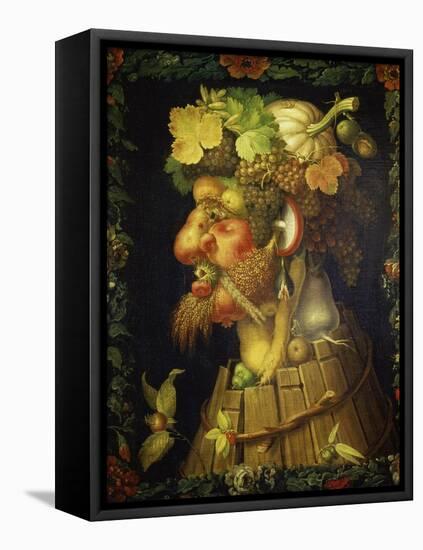 Autumn-Giuseppe Arcimboldo-Framed Stretched Canvas