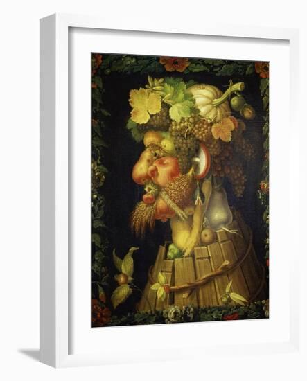 Autumn-Giuseppe Arcimboldo-Framed Premium Giclee Print