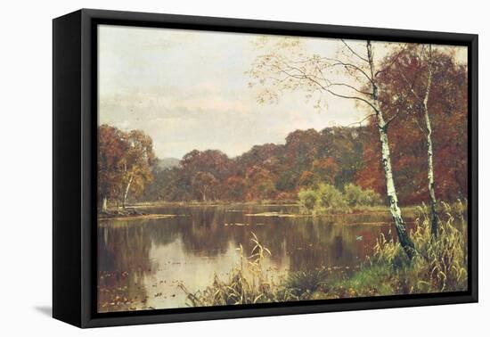 Autumn-Edward Wilkins Waite-Framed Stretched Canvas